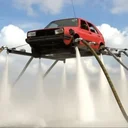 Flying Volkswagen Golf