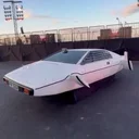 FLYING TESLA ROADSTER