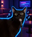 The singing cat 