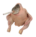 Smoking Chicken Fish